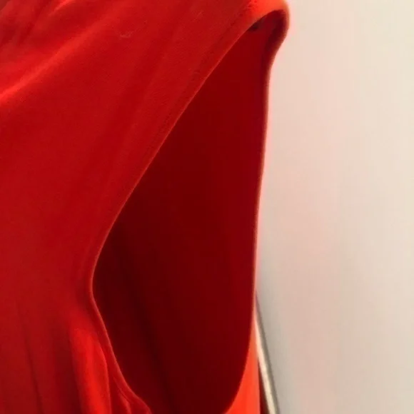 ASOS Red Wrap Style Dress Size 12 - Picture 8 of 8